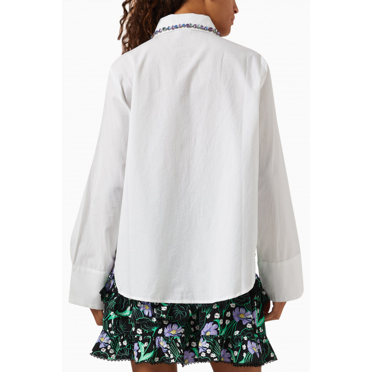Y.A.S - Yassandie Embellished Shirt in Cotton
