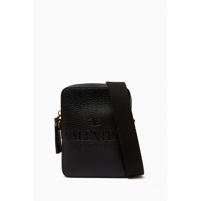 Valentino - Valentino Garavani Small VLTN Crossbody Bag in Leather