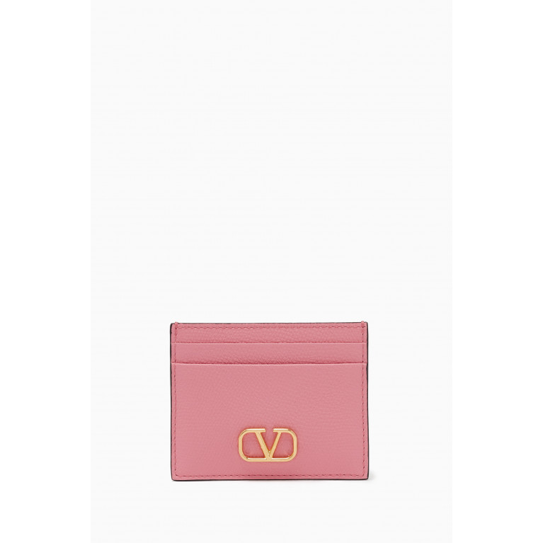 Valentino - Valentino Garavani VLOGO Cardholder in Vitello Leather