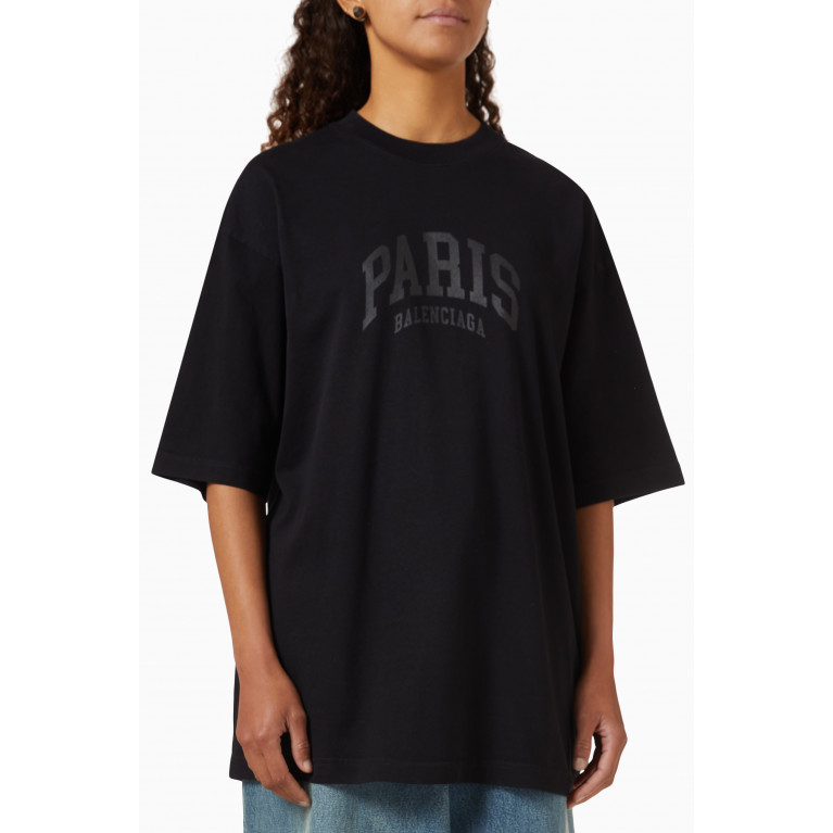 Balenciaga - Cities Paris T-shirt in Fleece