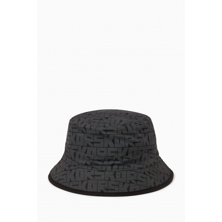 MICHAEL KORS - Cube Logo Bucket Hat in Nylon