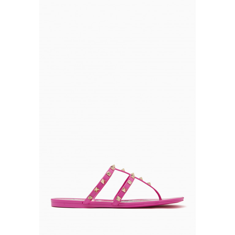 Valentino - Summer Rockstud Sandals in PVC