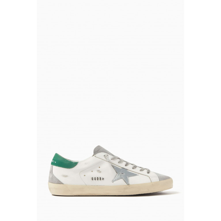 Golden Goose Deluxe Brand - Super-Star Sneakers in Nappa Leather White
