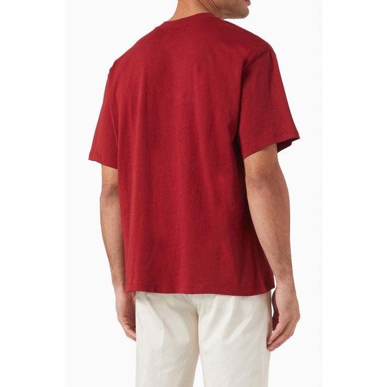 Sandro - Logo T-shirt in Cotton Red