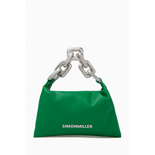 Simon Miller - Mini Linked Puffing Bag in Vegan Leather Green