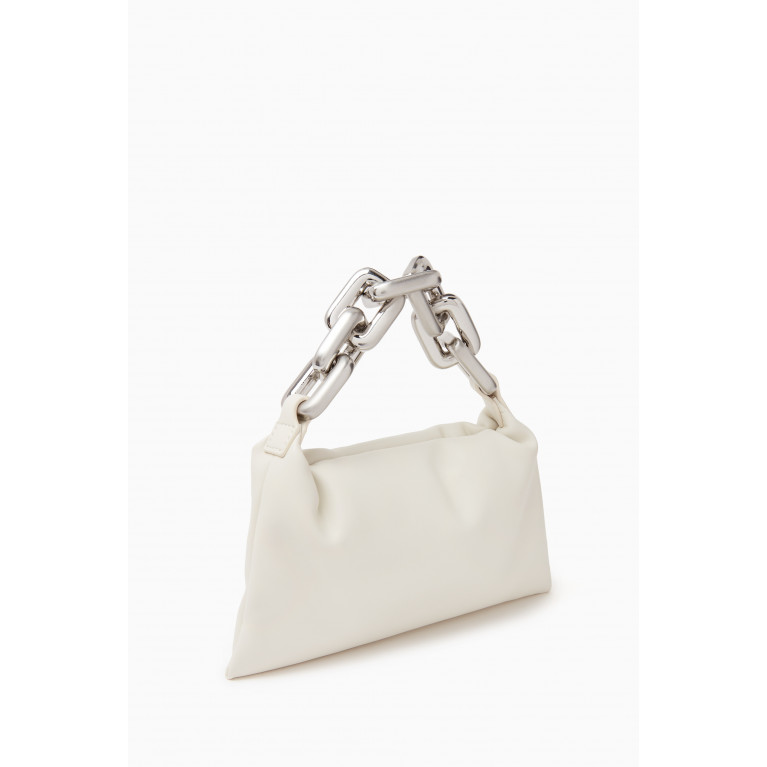 Simon Miller - Mini Linked Puffing Bag in Vegan Leather White