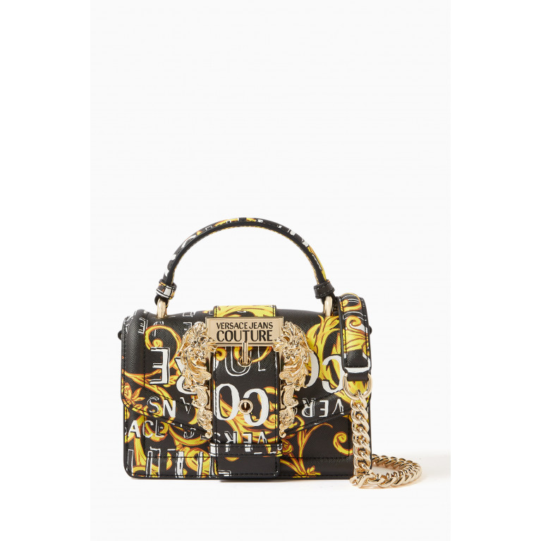 Versace Jeans Couture - Medium Buckle Top Handle Envelope Bag in Faux Leather