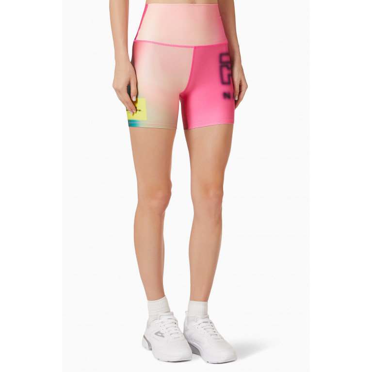 P.E. Nation - Immersion Biker Shorts in Recycled Fabric