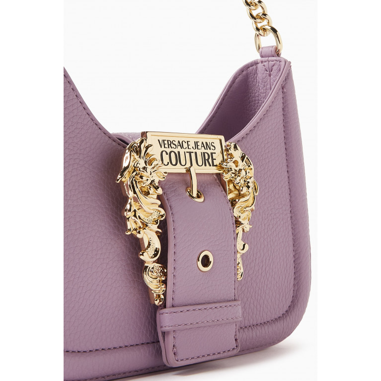 Versace Jeans Couture - Buckle Chain Shoulder Bag in Faux Leather