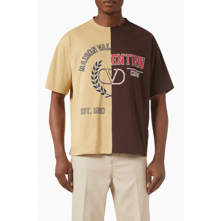 Valentino - Printed T-shirt in Cotton Jersey