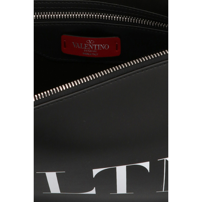 Valentino - Valentino Garavani VLTN Zip Clutch in Leather