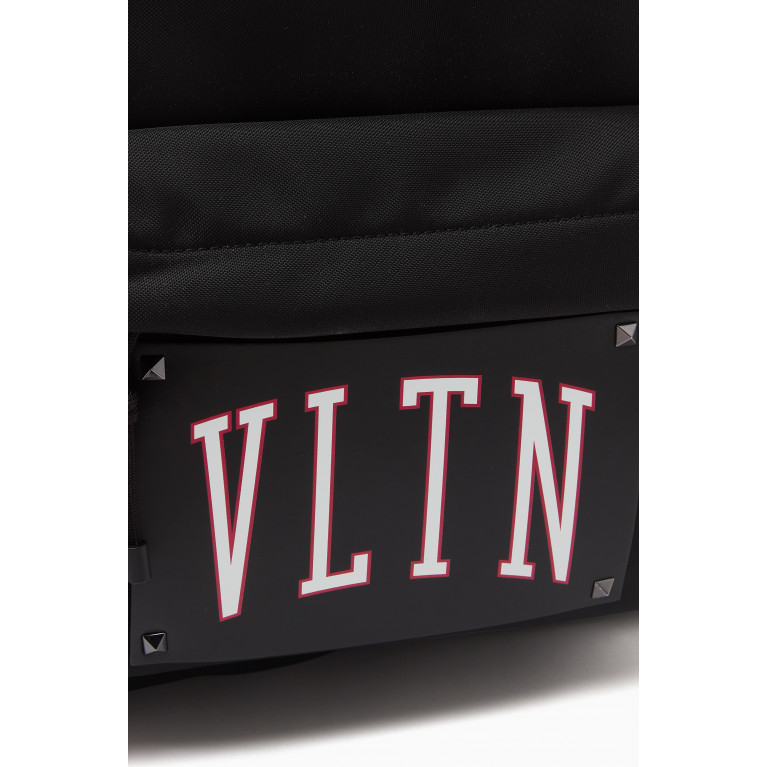 Valentino - VLTN College Backpack in Nylon & Calf Leather