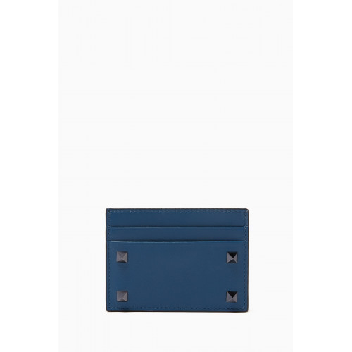 Valentino - Rockstud Card Holder in Calf Leather