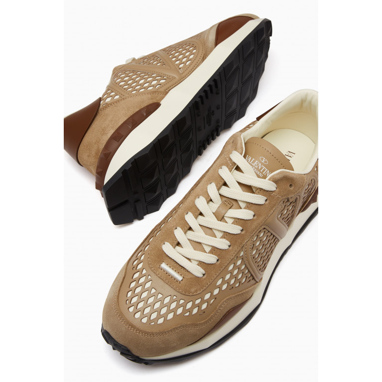 Valentino - Netrunner Sneaker in Nappa Leather & Suede