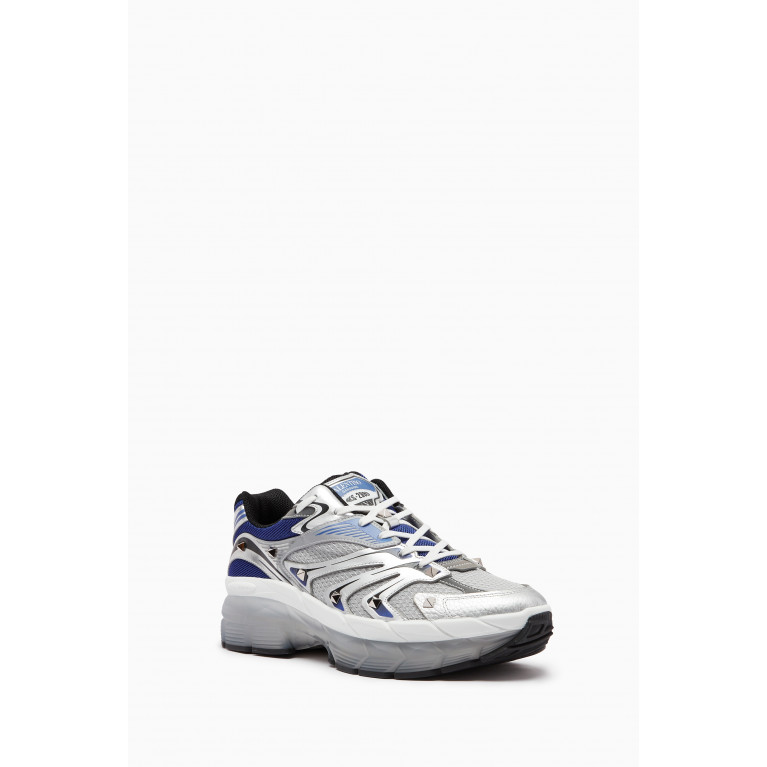 Valentino - Valentino Garavani MS-2960 Sneakers in Fabric & Calfskin Multicolour