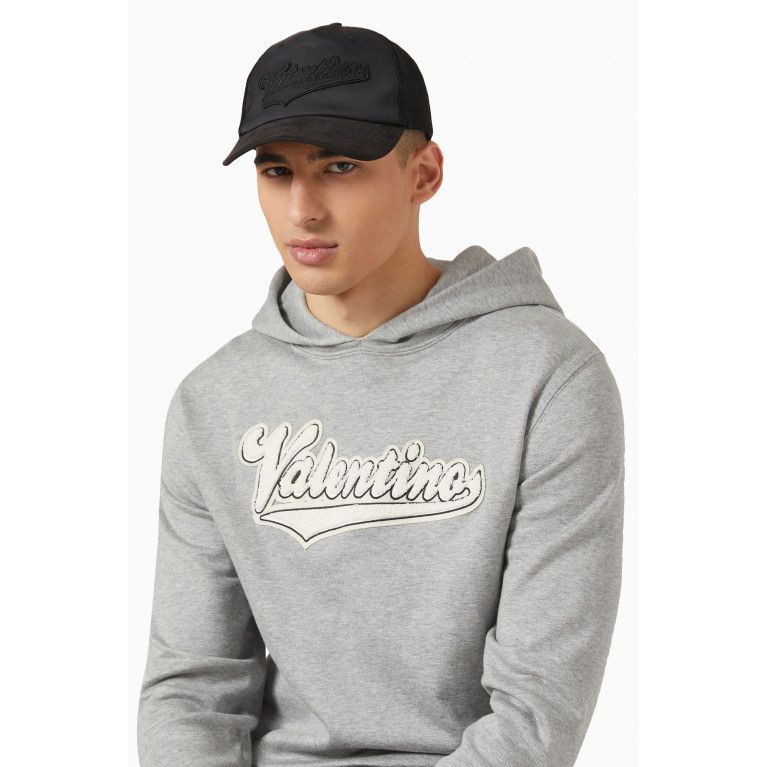 Valentino - Valentino Garavani Logo Baseball Hat in Nylon & Mesh