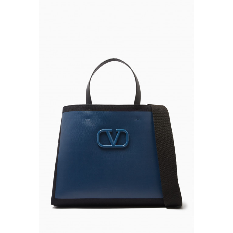 Valentino - Valentino Garavani Signature VLogo Tote Bag in Canvas