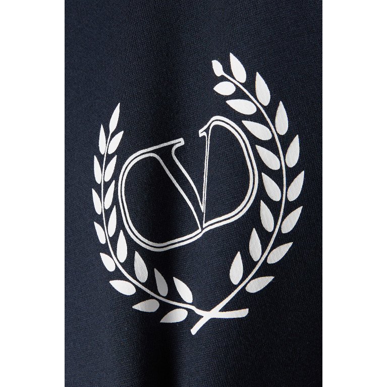 Valentino - Logo Print Sweatshirt in Cotton Blend