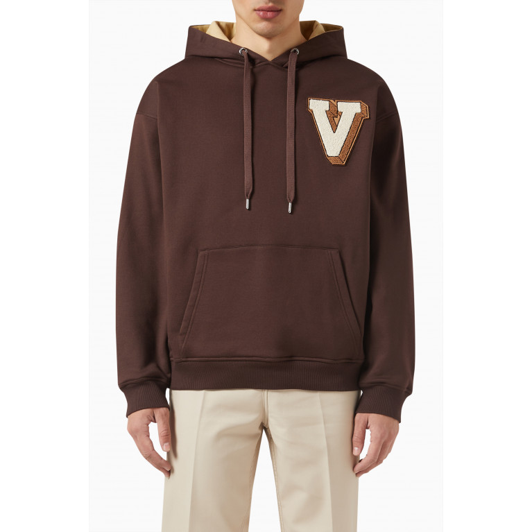 Valentino - V-3D Hooded Sweatshirt in Cotton