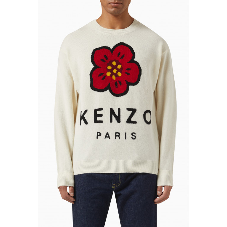 Kenzo - Logo Sweater in Wool Knit