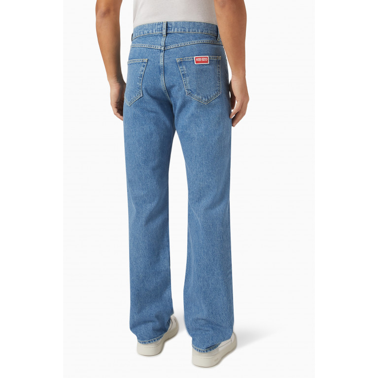 Kenzo - Asagao Straight-Fit Jeans in Cotton Denim