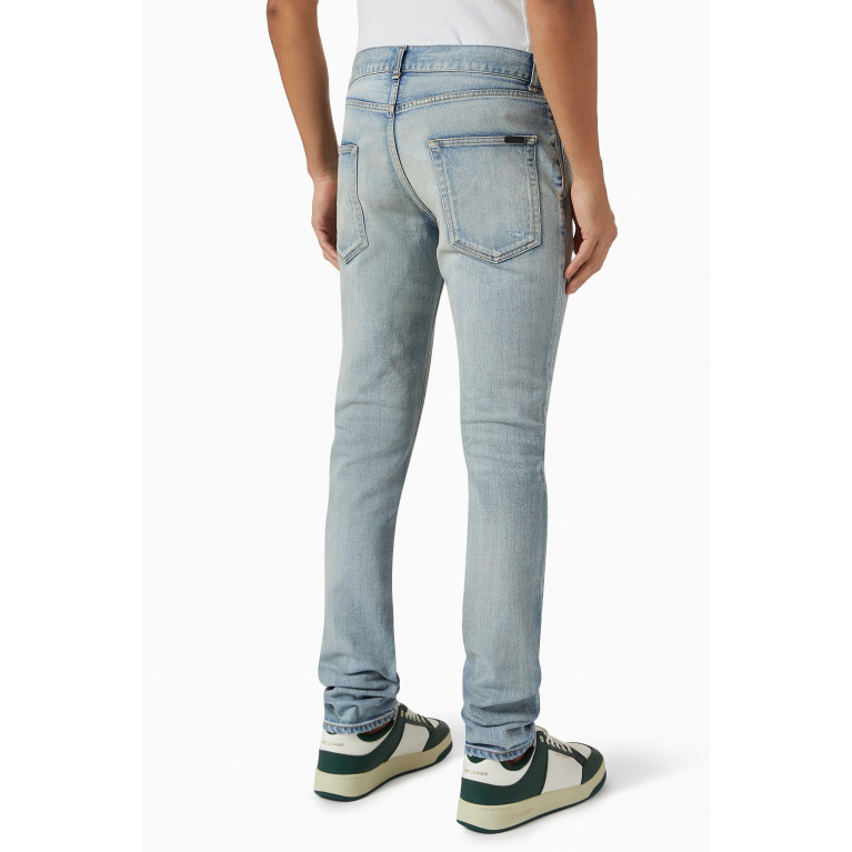 Saint Laurent - Skinny-fit Jeans in Organic Cotton Denim