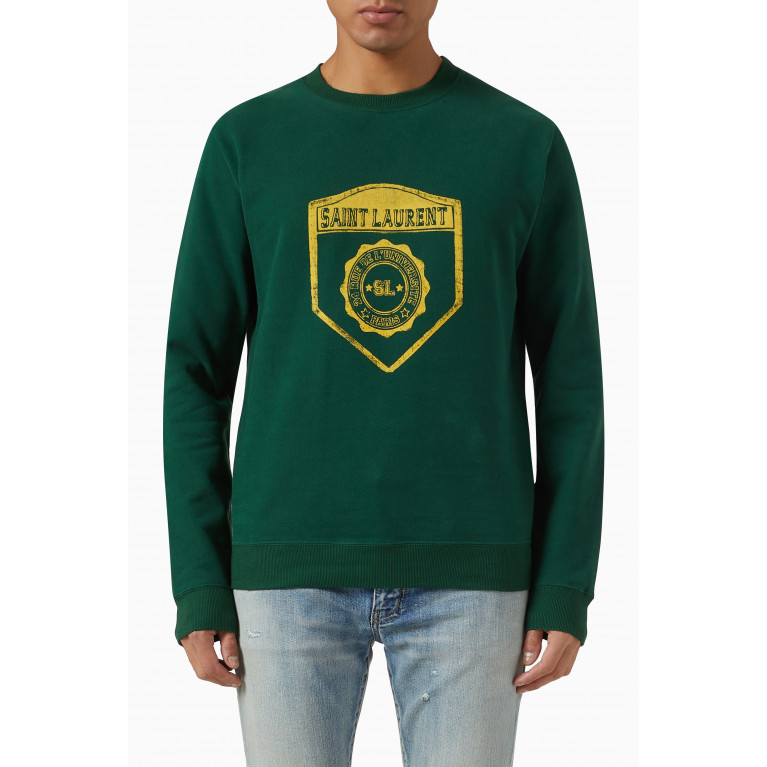 Saint Laurent - SAINT LAURENT Sweatshirt in Organic Cotton