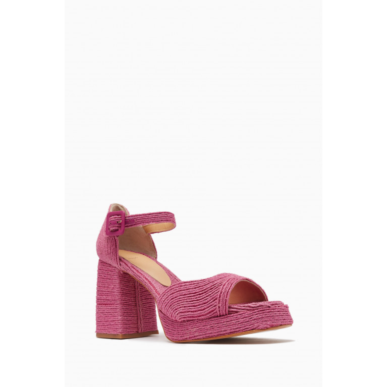 Castaner - Vanesa 100 Sandals in Jute Pink