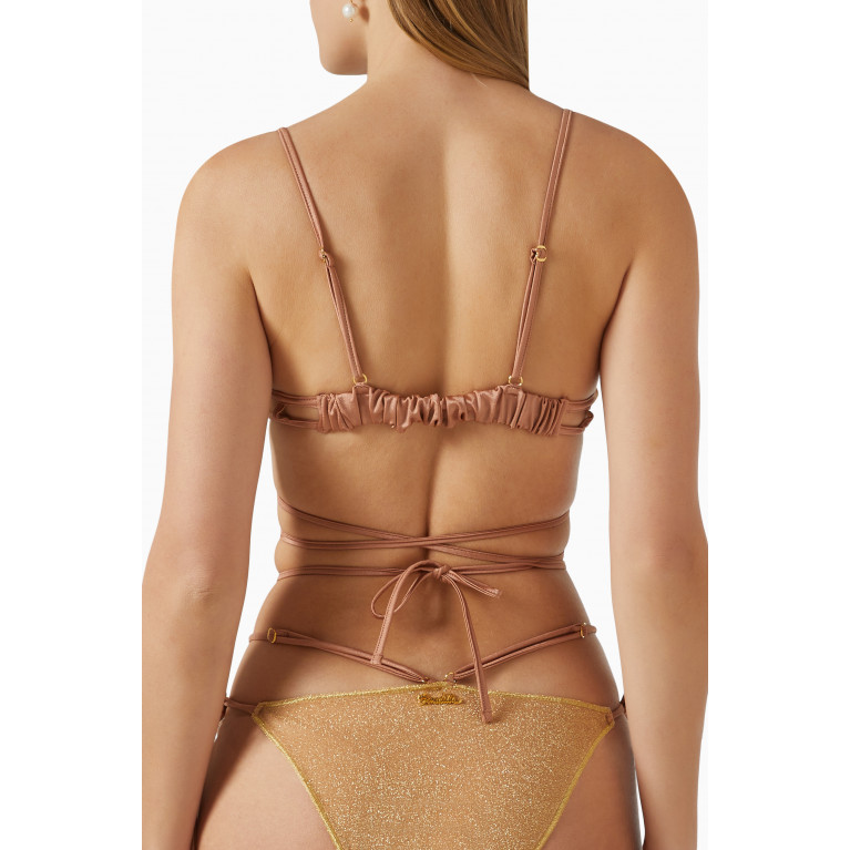 Benedetta Bruzziches - Goddess Swan Bikini Top in Lycra