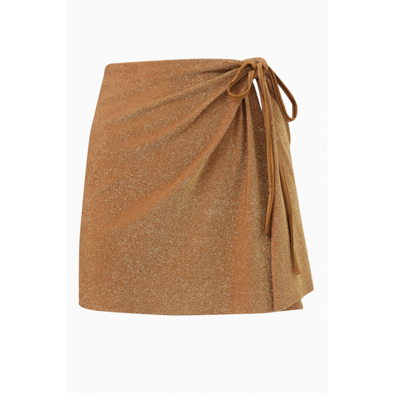 Benedetta Bruzziches - Oro Self-tie Skirt in Lycra