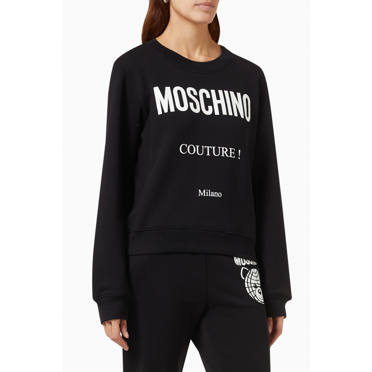 Moschino - Logo-print Sweatshirt in Cotton