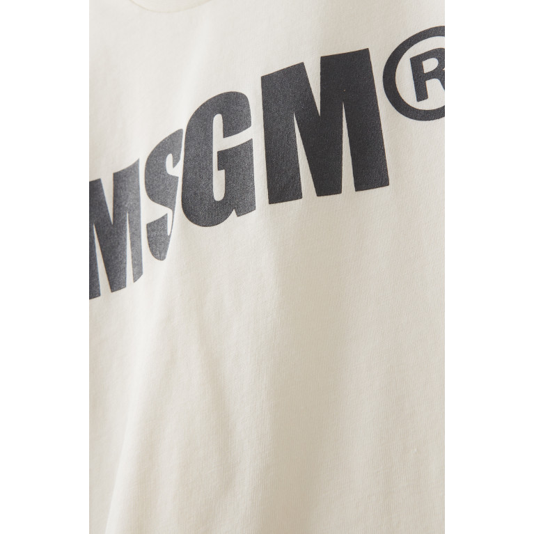 MSGM - Logo T-shirt in Cotton