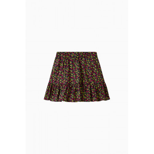 MSGM - Frilled Cherry Skirt in Cotton