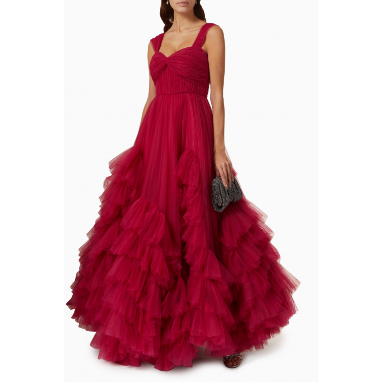 Vione - Kylie Ruffled Gown