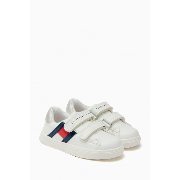 Tommy Hilfiger - TH Flag Sneakers in Leather
