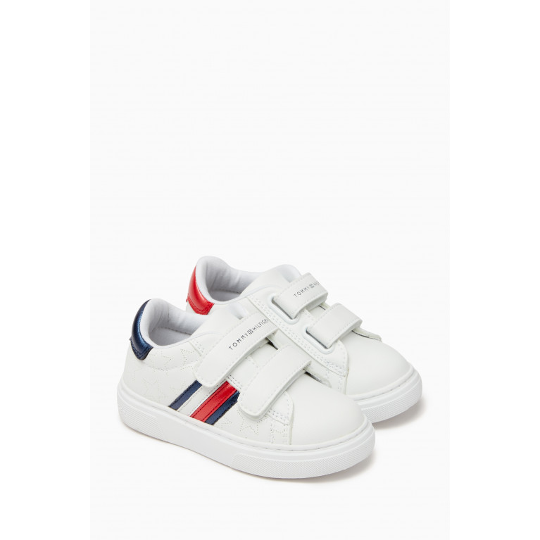 Tommy Hilfiger - Flag Stripe Sneakers in Leather
