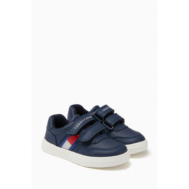 Tommy Hilfiger - TH Flag Sneakers in Leather
