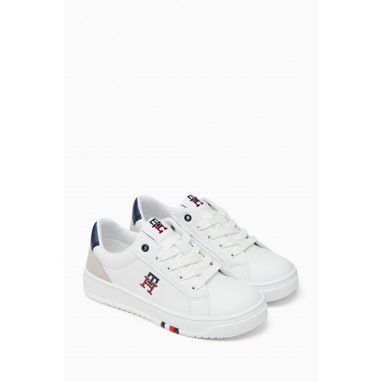 Tommy Hilfiger - Low Cut Monogram Lace-up Sneakers