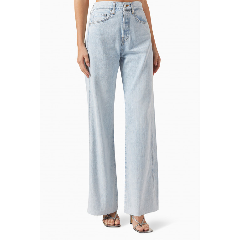 Veronica Beard - Taylor High-rise Wide-leg Jeans in Stretch Cotton