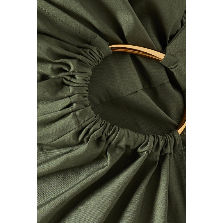 Veronica Beard - Afton Wrap Midi Dress in Cotton