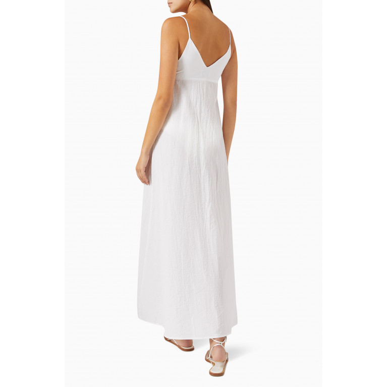 Matthew Bruch - Triangle Cover-up Maxi Dress in Cotton