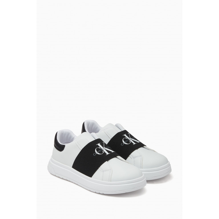 Calvin Klein - Logo Band Sneakers in Leather