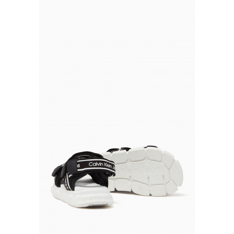Calvin Klein - Andy Velcro Strap Sandals Black