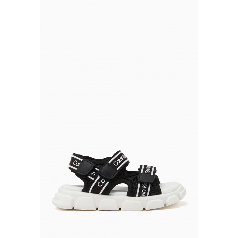Calvin Klein - Andy Velcro Strap Sandals Black