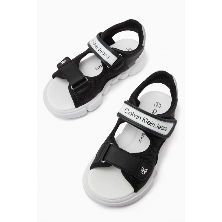 Calvin Klein - Velcro Sandals in Recycled Leather