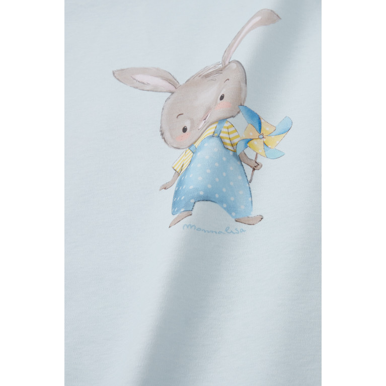 Monnalisa - Bunny Baby Blanket in Cotton