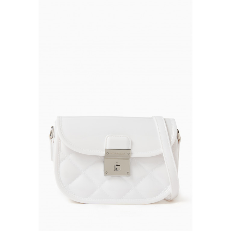 Monnalisa - Quilted Shoulder Bag in PVC