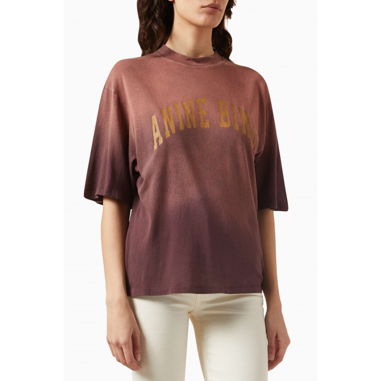 ANINE BING - Avi Oversized T-shirt in Organic Cotton