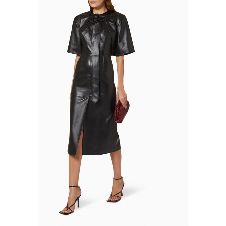 Matériel - Bolero Midi Dress Set in Eco-leather