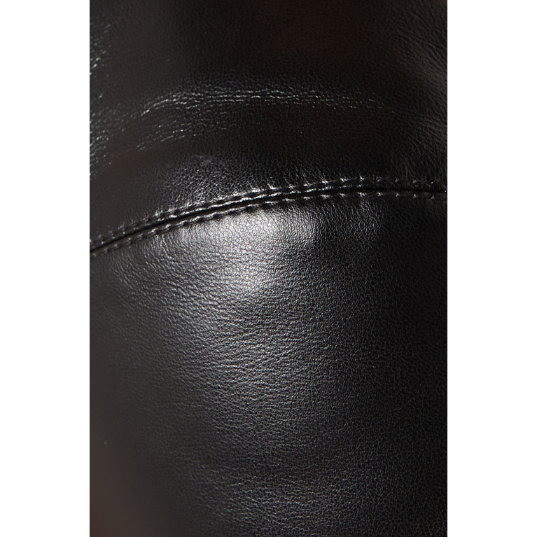 Matériel - Rhombus Bra Top in Faux-leather